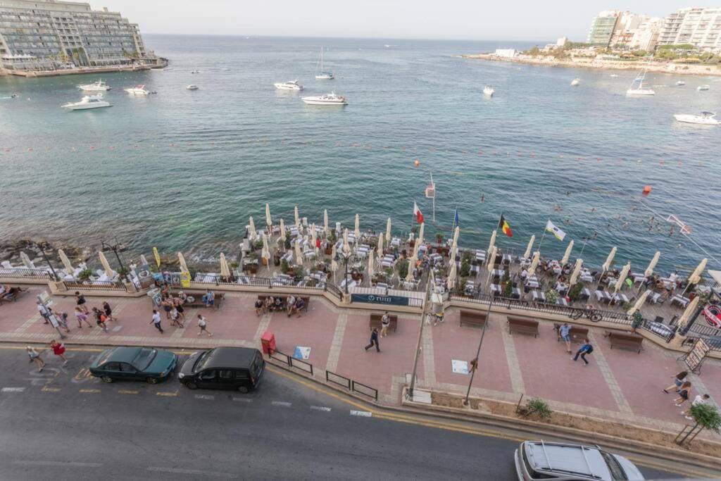 St Julians' Sea Front, Spectacular View, Apartment Saint Julian's Ngoại thất bức ảnh